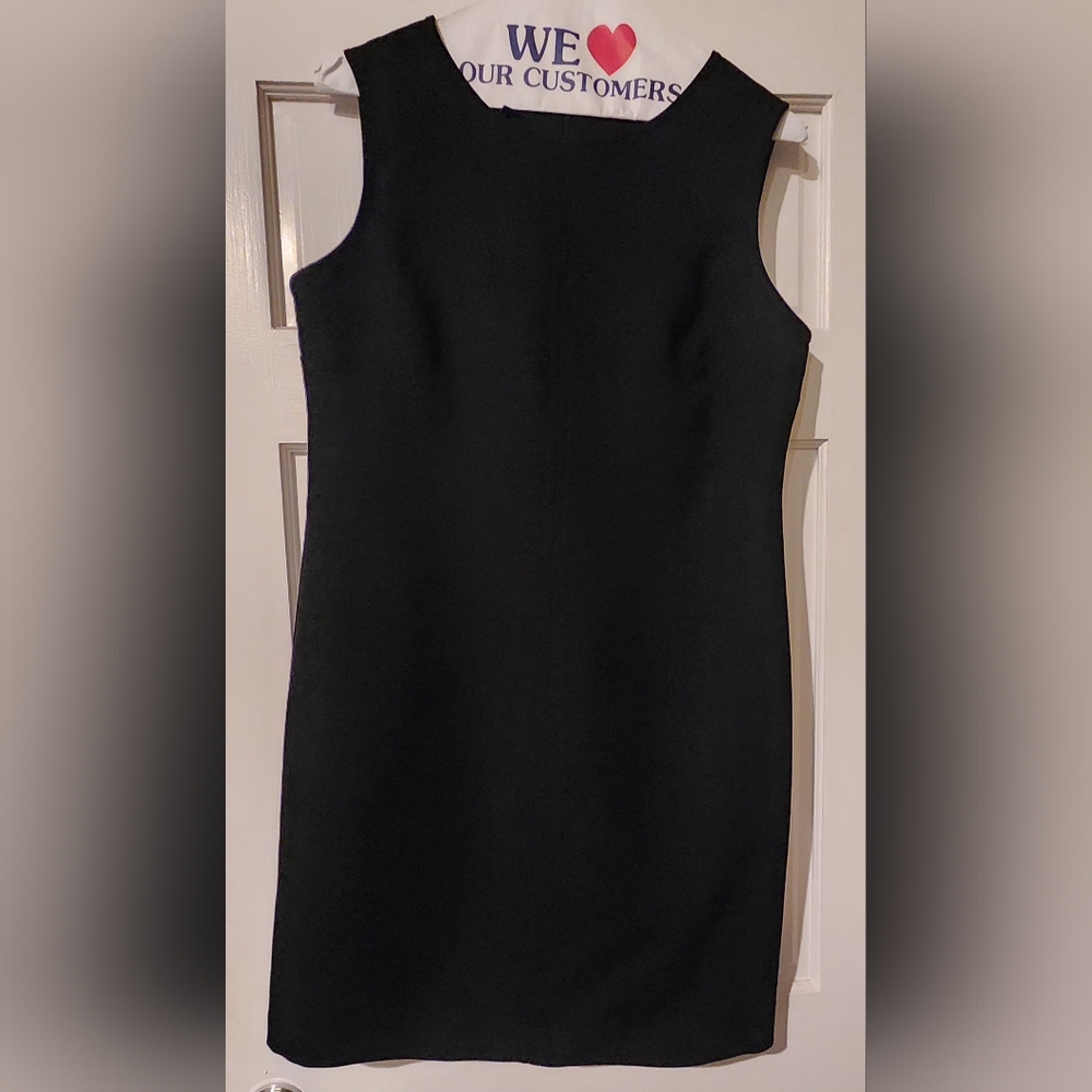 Talbots Black Dress with Scoop Neck